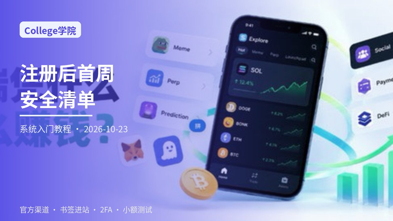 注册后首周安全清单总览